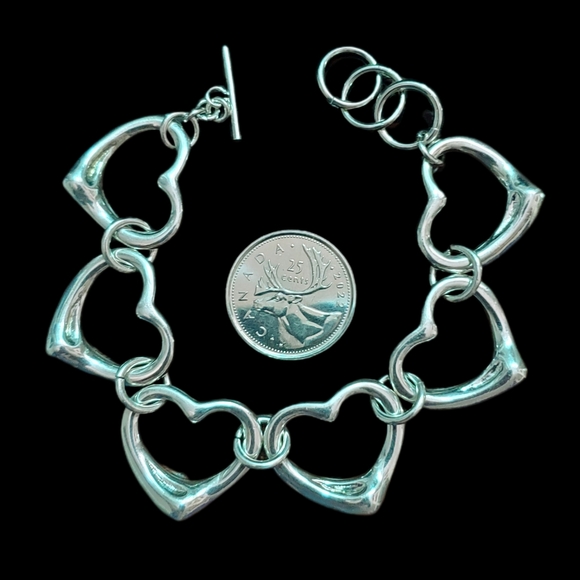 Vintage Tiffany & Co .925 Silver Women Bracelet - Picture 2 of 6